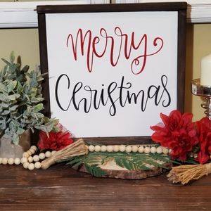 Merry Christmas Sign